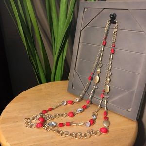 Layering necklaces (2)